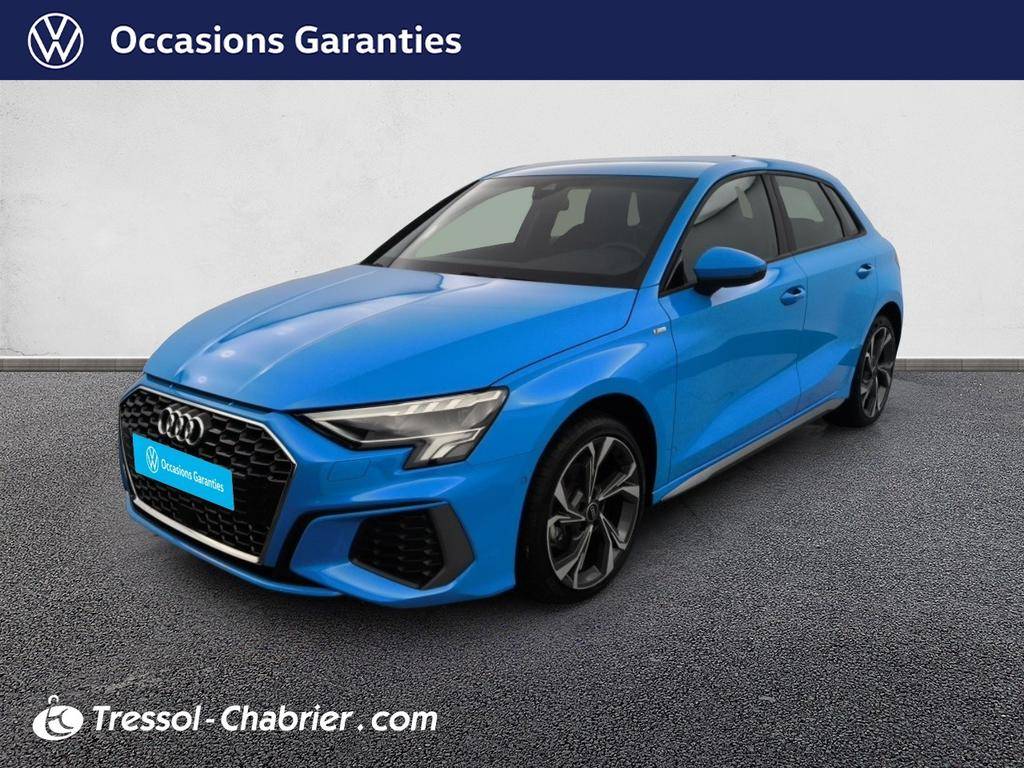 AUDIA3 Sportback 35 TFSI Mild Hybrid 150 S tronic 7 S Line occasion en vente à Carcassonne au prix de 32 260 €