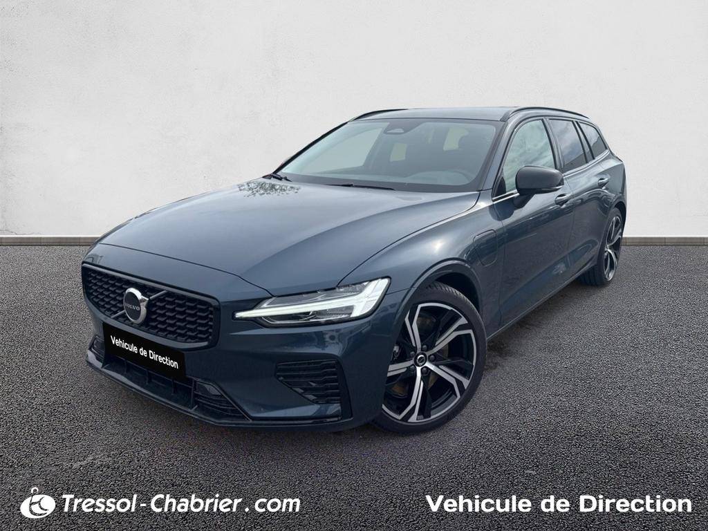 VOLVOV60 T6 AWD Hybride Rechargeable 253 ch + 145 ch Geartronic 8 Plus Style Dark occasion en vente à Perpignan au prix de 62 000 €